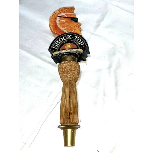 Other Shock Top Belgian White 11tall Beer Sign Tap Handle Knob Mancave Car Shifter Poshmark